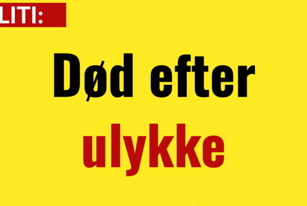 Død efter ulykke