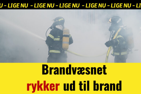 LIGE NU: Brandvæsnet rykker ud til brand