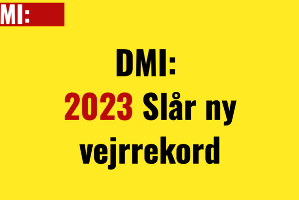 DMI: 2023 Slår ny vejrrekord