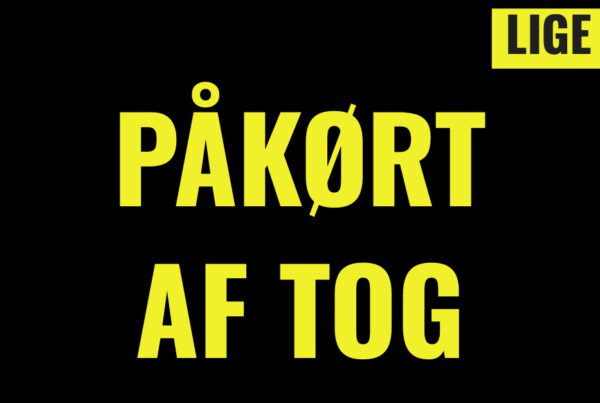 LIGE NU: Påkørt af tog