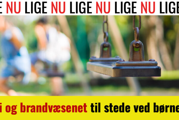 Politi og brandvæsenet til stede ved børnehave