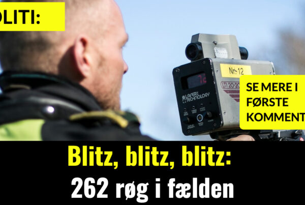 Blitz blitz blitz: 262 røg i fælden