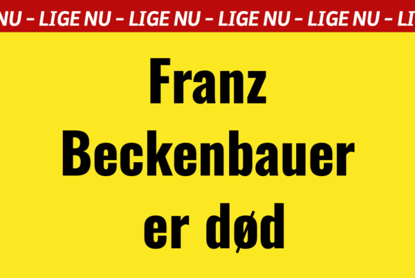 LIGE NU: Franz Beckenbauer er død