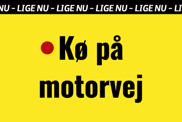 LIGE NU: Kø på motorvej