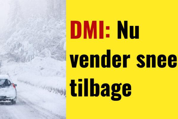 DMI advarer: Nu rammer sneen og kulden