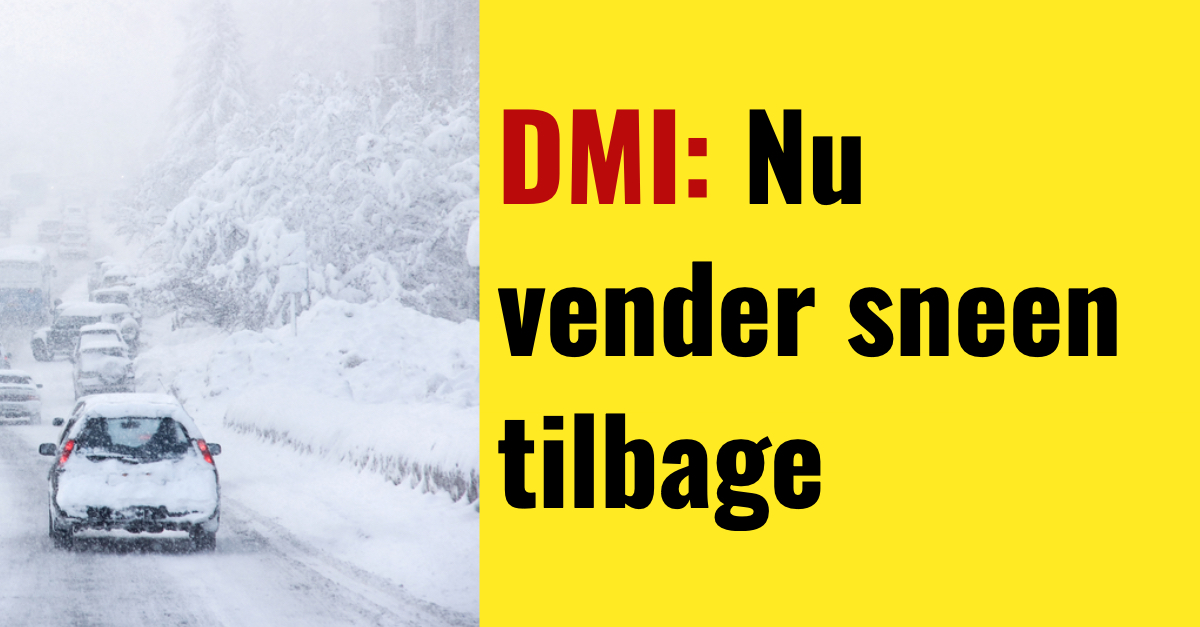 DMI advarer: Nu rammer sneen og kulden