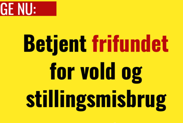 Betjent frifundet for vold og stillingsmisbrug