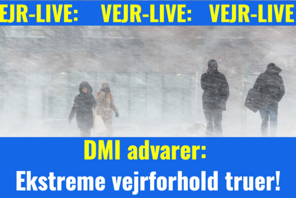 DMI advarer: Ekstreme vejrforhold truer!