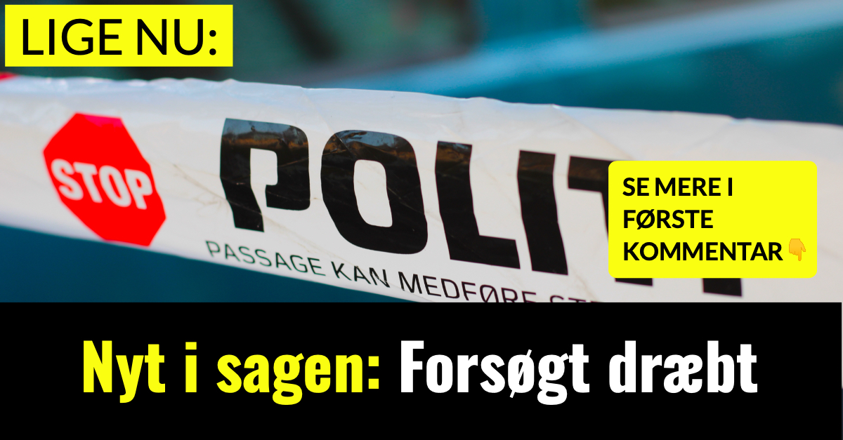 Politiet deler nye oplysninger: Forsøgt dræbt