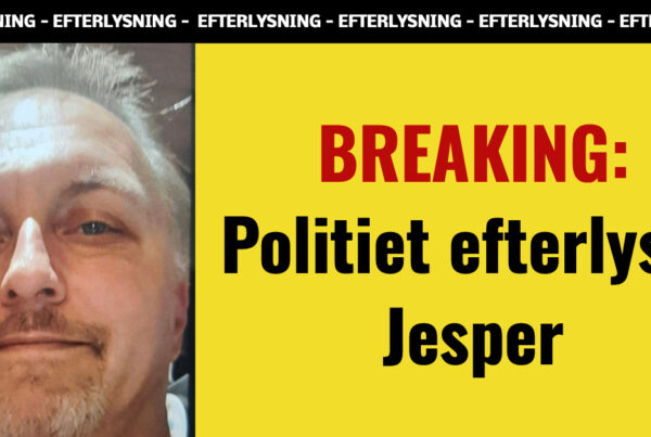 Jesper er forsvundet: 'De pårørende er bekymret'