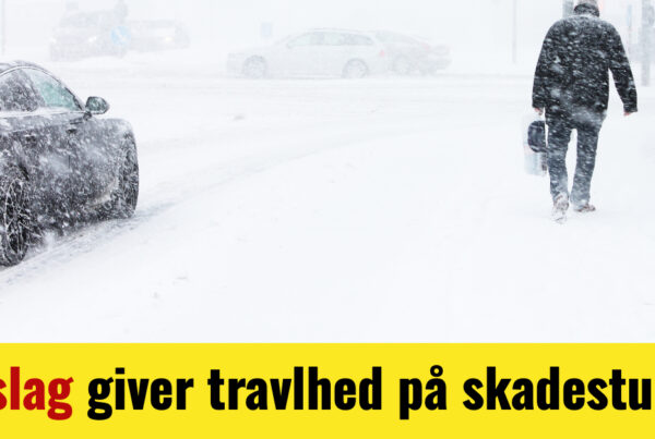 Isslag giver travlhed på skadestuen