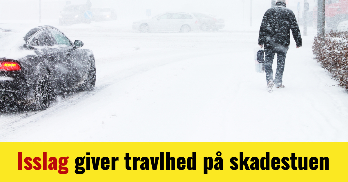 Isslag giver travlhed på skadestuen