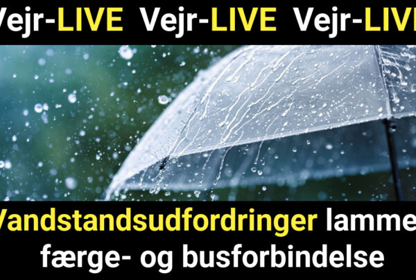 Vandstandsudfordringer lammer færge- og busforbindelse