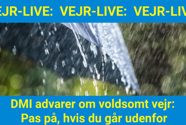 DMI advarer om voldsomt vejr: Pas på hvis du går udenfor