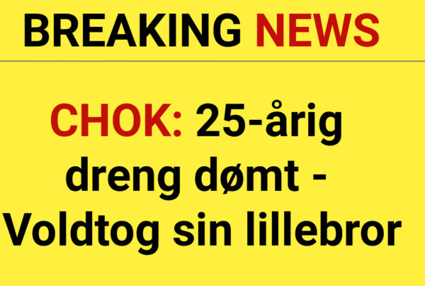 CHOK: 25-årig dreng dømt - Voldtog sin lillebror