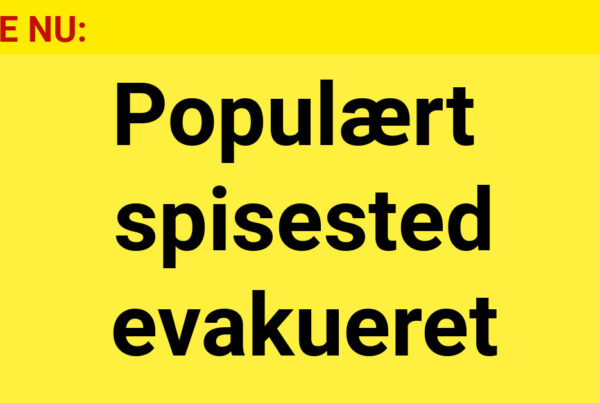 LIGE NU: Populært spisested evakueret