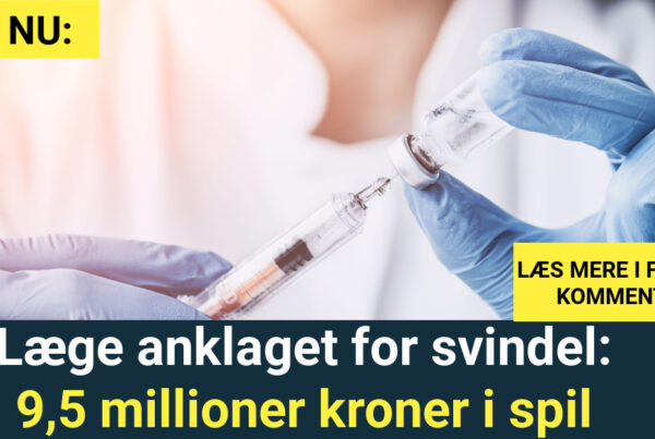 Læge anklaget for svindel: 9,5 millioner kroner i spil