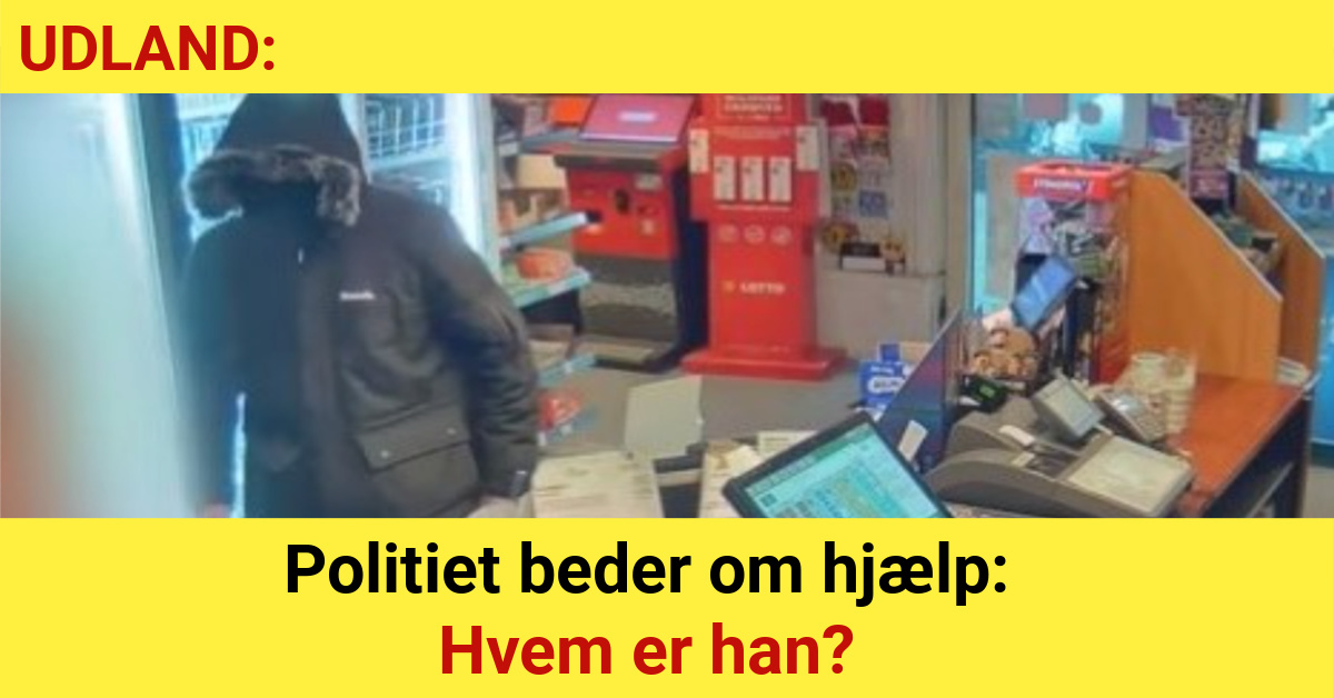 Politiet beder om hjælp: Hvem er han?