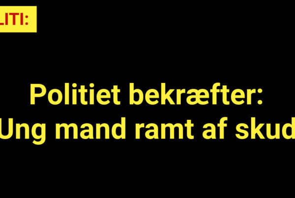 Politiet bekræfter: Ung mand ramt af skud