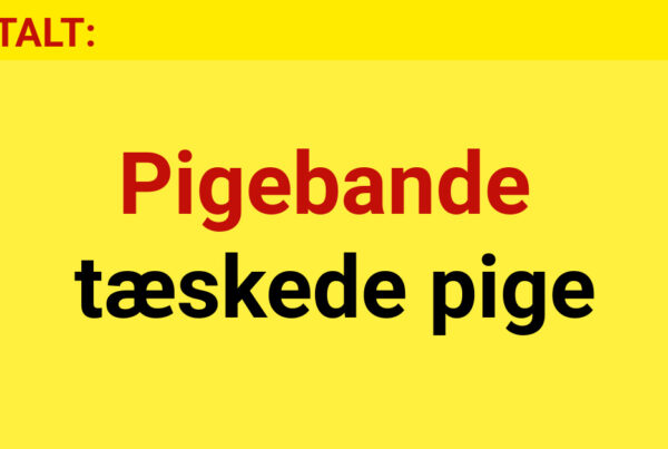 Pigebande tæskede pige