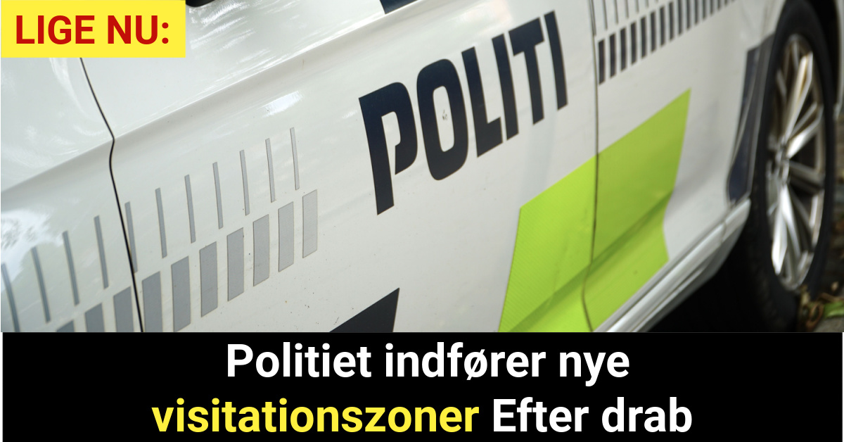 Efter drab: Politiet indfører nye visitationszoner