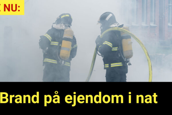 Brand på ejendom i nat