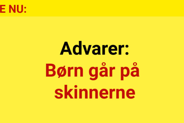 Advarer: Børn går på skinnerne