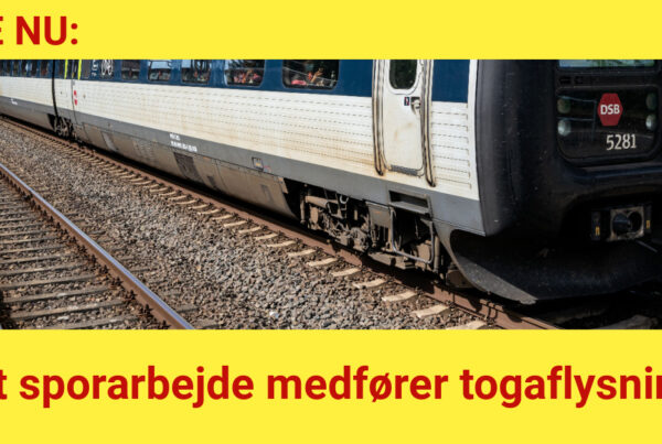 Akut sporarbejde medfører togaflysninger