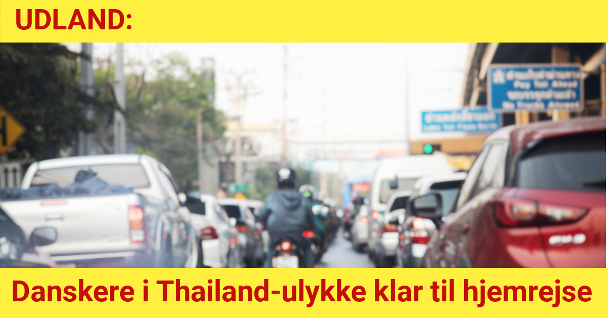 Danskere i Thailand-ulykke klar til hjemrejse