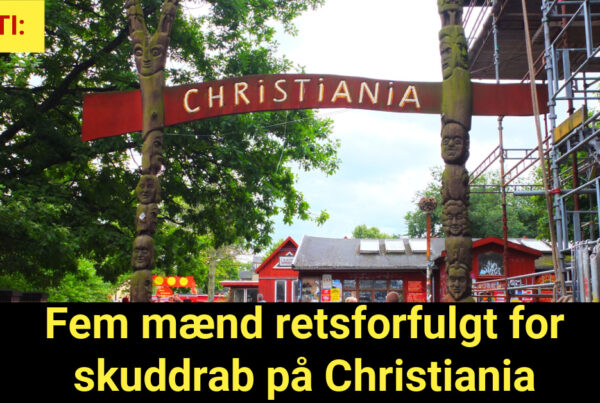 Fem mænd retsforfulgt for skuddrab på Christiania
