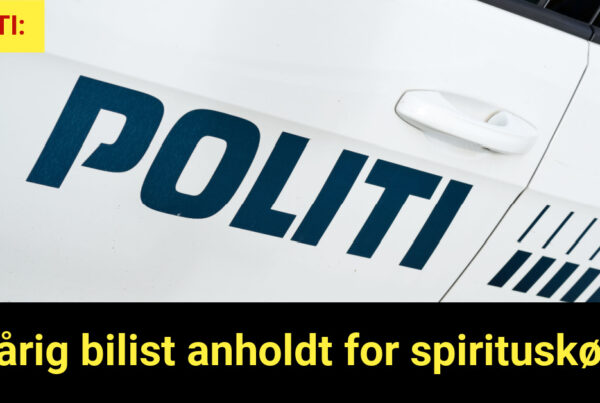 73-årig bilist anholdt for spirituskørsel