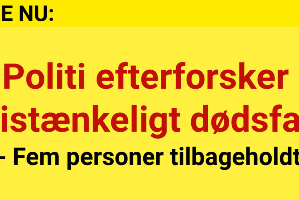 - Fem personer tilbageholdt