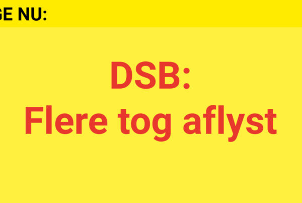 DSB: Flere tog aflyst