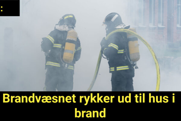 LIGE NU: Brandvæsnet rykker ud til hus i brand