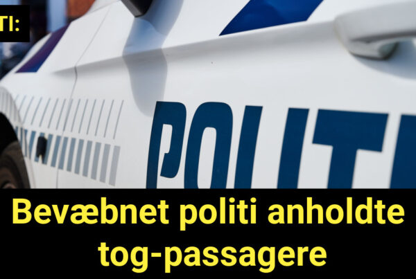 Bevæbnet politi anholdte tog-passagerer
