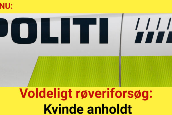 Voldeligt røveriforsøg: Kvinde anholdt