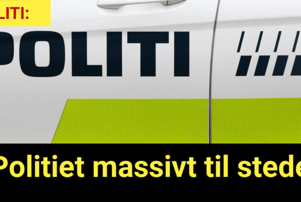 LIGE NU: Politiet massivt til stede