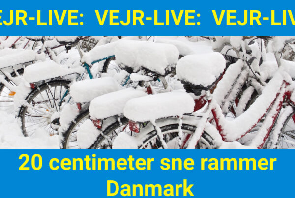 DMI advarer: Op til 20 centimeter sne rammer Danmark