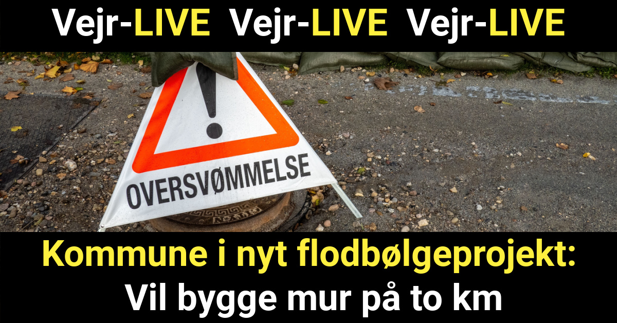 Kommune i nyt flodbølgeprojekt: Vil bygge mur på to km