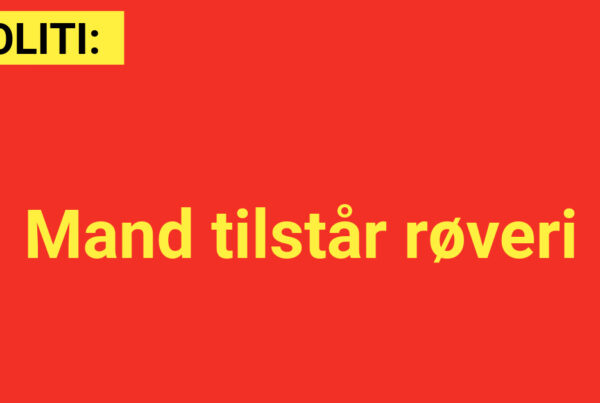 Mand tilstår røveri - 112