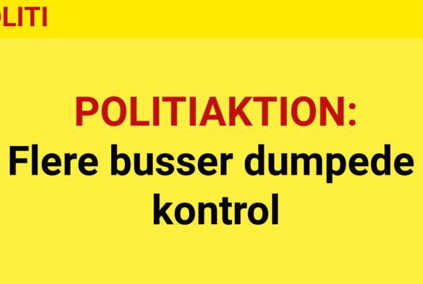 POLITIAKTION: Flere busser dumpede kontrol. - 112