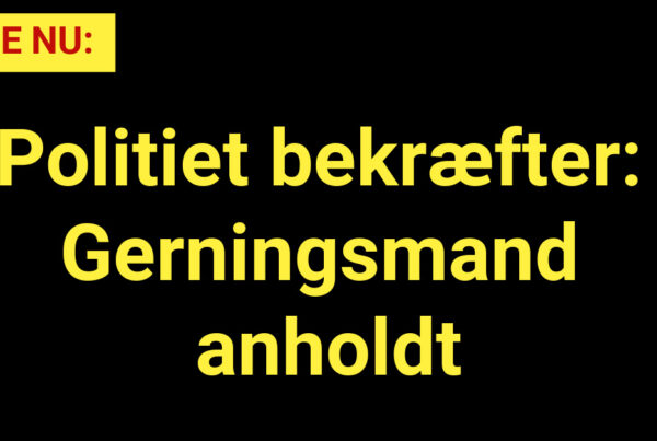 Politiet bekræfter: Gerningsmand anholdt