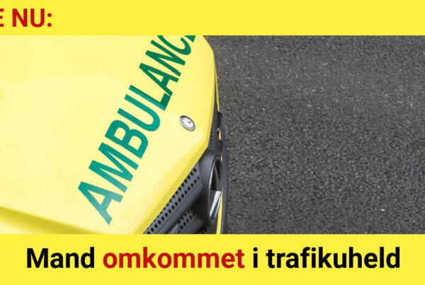 Mand omkommet i trafikuheld