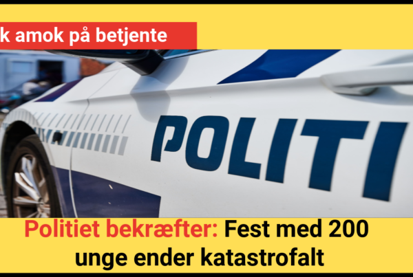 Politiet bekræfter: Fest med 200 unge ender katastrofalt - Gik amok på betjente