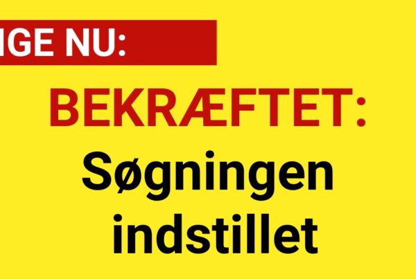 BEKRÆFTET: Søgningen indstillet