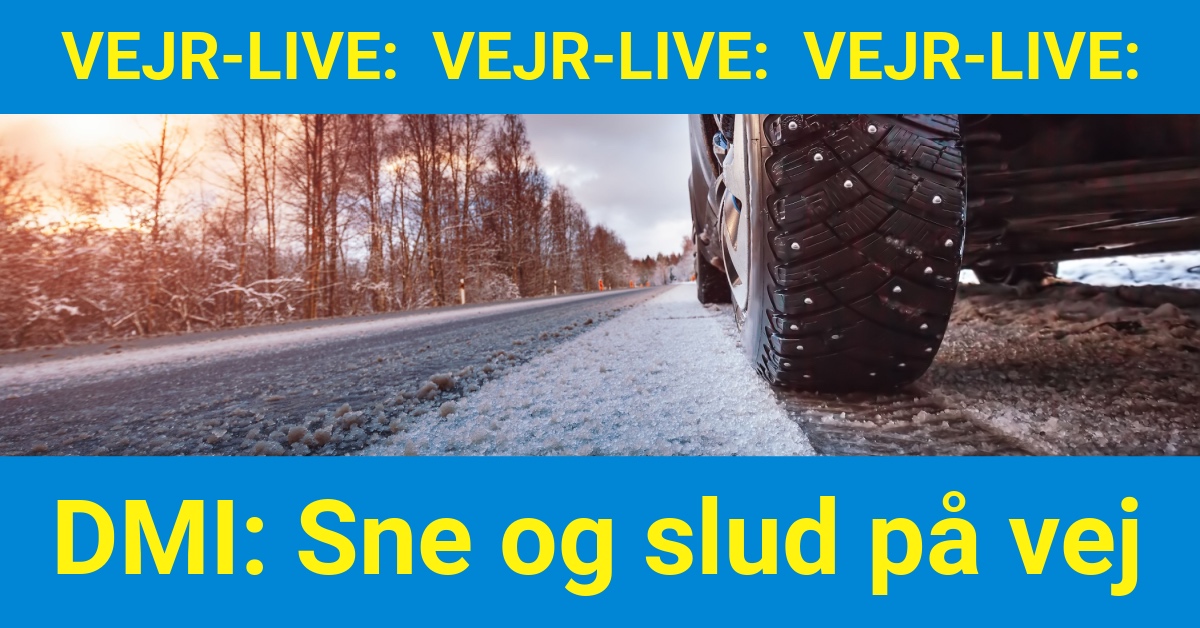 DMI: Sne og slud på vej