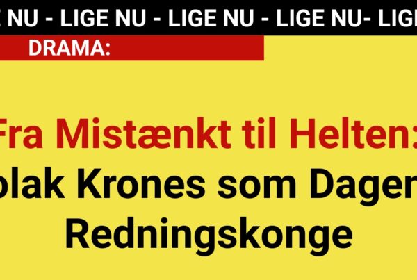 Fra Mistænkt til Helten: Polak Krones som Dagens Redningskonge - Drama