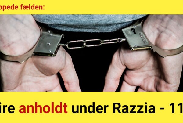 Så klappede fælden: Fire anholdt under Razzia - 112