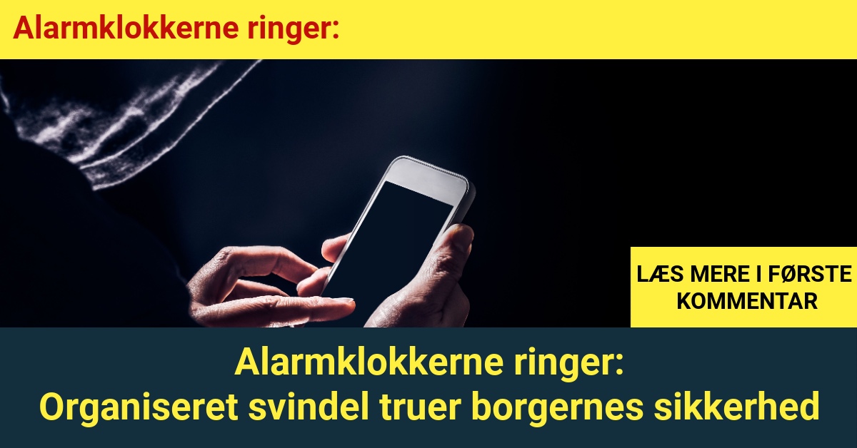 Alarmklokkerne ringer: Organiseret svindel truer borgernes sikkerhed - 112