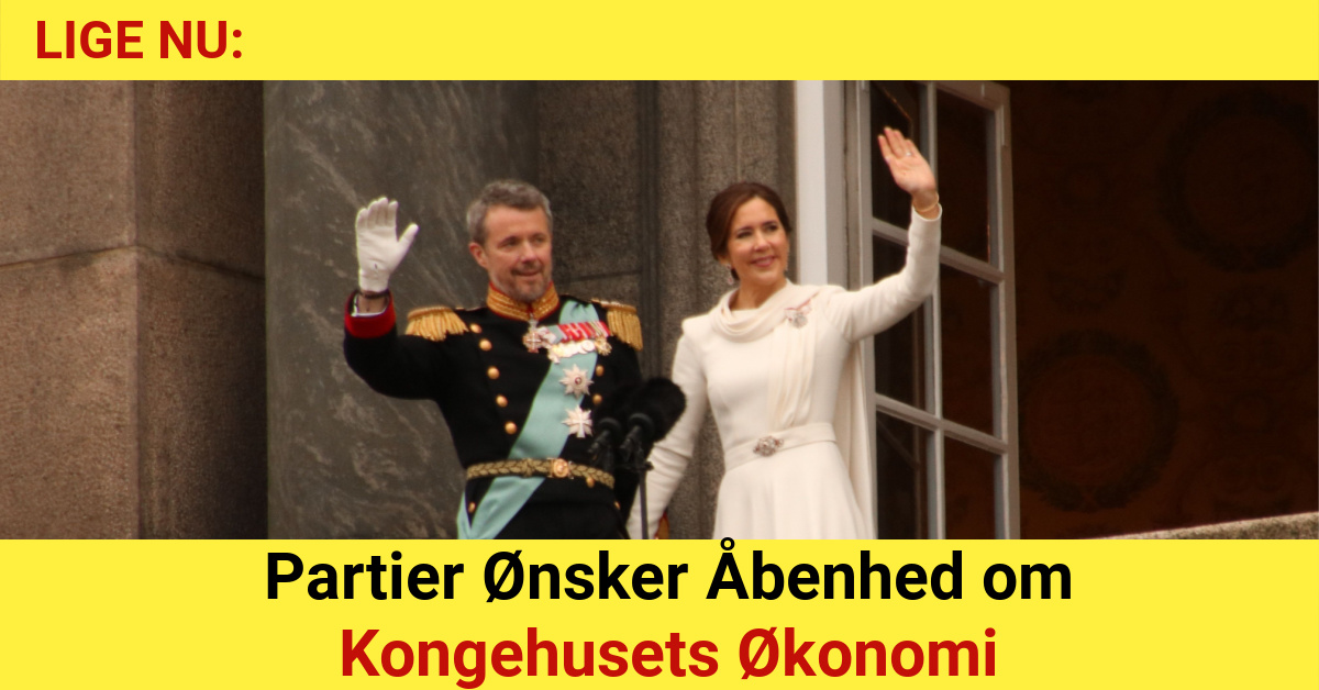 Partier Ønsker Åbenhed om Kongehusets Økonomi